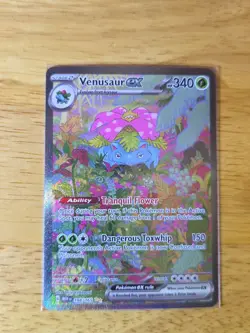 Venusaur EX 198/165 - Scarlet & Violet 151 - Pokemon Card - Image 1