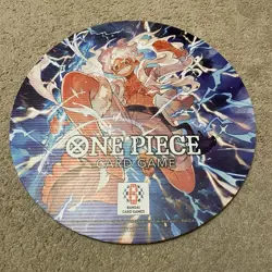 NEW Bandai Card Games 16 " Promo Store Hanging Disc One Piece CCG Luffy - Image 1