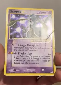Mewtwo Gold Star 80PV 103/110 Holo - POKEMON CARD Holon Phantom Ex Era 🇺🇸 - Image 2