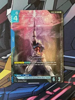 Gundam Card Game Phantom Aria Gundam GD04-001 Legend Rare LR NM - Image 1