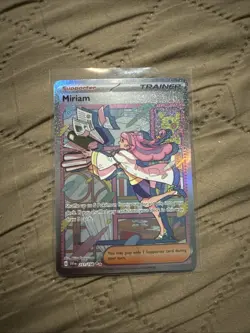 Pokemon TCG Miriam Scarlet & Violet Holo Special Trainer Card 251/198 Base Set - Image 1