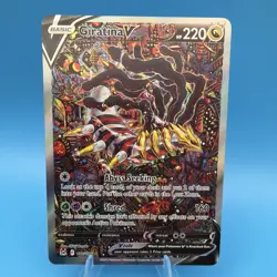 Pokemon Lost Origins Giratina V Full Art Holo Card 186/196 - Image 1