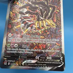 Pokemon Lost Origins Giratina V Full Art Holo Card 186/196 - Image 4
