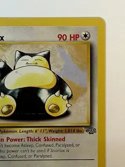 Snorlax - 27/64 - WOTC Jungle Set Rare Pokemon Card - LP - Image 4