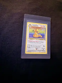 Pokemon Dragonite 4/62 Fossil Holo Rare Unlimited English 1999 TCG Card - Image 1