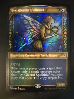 Ivy, Gleeful Spellthief NM SHOWCASE TEXTURED FOIL Dominaria United MTG FREE SHIP - Image 1