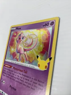 Pokemon TCG Mew Celebrations 011/025 Holo Holo Rare - Image 5