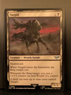 Lord of the Rings NAZGUL (Lightly Played, Excellent Condition, Near Mint) - Image 1