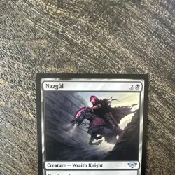 Wizards of the Coast MTG Nazgul Uncommon Regular LOTR #0337 Black EN 1/2 - Image 4