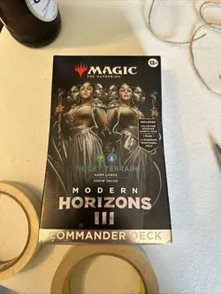 Magic the Gathering Modern Horizons III Commander Deck Tricky Terrain, Sealed - Image 1