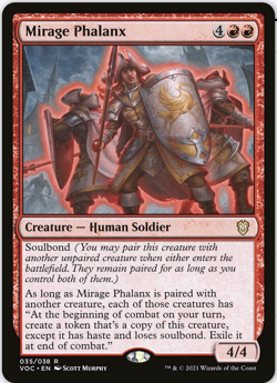 Mirage Phalanx - Innistrad Crimson Vow Commander - up to 5 available *NM* MtG - Image 1