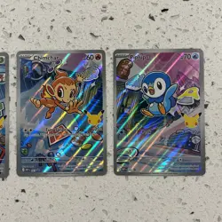 Pokemon TCG First Partner Illustration Collection Series 1 Gen 4 Sinnoh Starters - Image 3