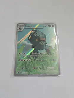 Pokemon - Golurk Illustration Rare - Black Bolt 123/086 - NM - Image 1