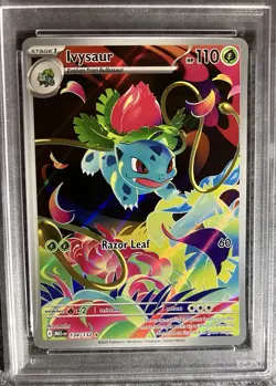 POKEMON TCG PSA 9 Ivysaur #134 MEGA EVOLUTION ILLUSTRATION RARE - Image 3
