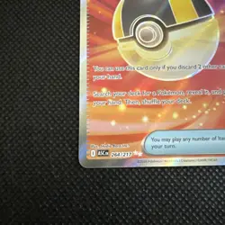Pokemon Ultra Ball 264/217 ASC EN Trainer-Item Rare Full Art Holo Card - Image 5