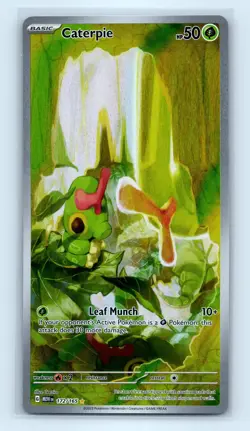 Pokemon tcg SV: Scarlet & Violet 151 Caterpie Near Mint or Better - Image 1