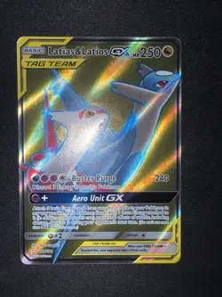 169/181 Latias & Latinos GX Team Up Sun and Moon Pokemon TCG - Image 2