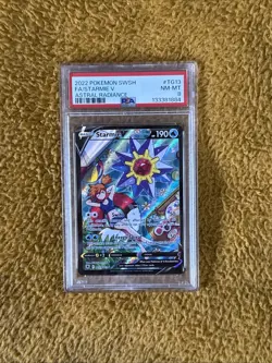 Pokemon SWSH Starmie V TG13/TG30 Astral Radiance PSA 8 - Image 1