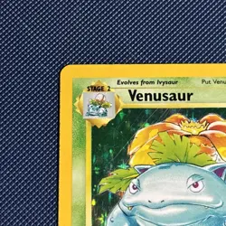 Venusaur - 15/102 Base Set Unlimited Holo Rare Pokemon - LP - Image 3