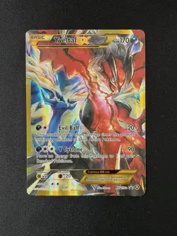 Pokemon TCG Yveltal EX XY150a Alternate Art Gold Premium 2017 XY Promo NM/EX - Image 1