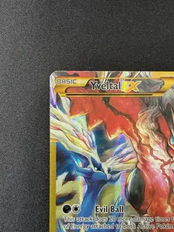 Pokemon TCG Yveltal EX XY150a Alternate Art Gold Premium 2017 XY Promo NM/EX - Image 2