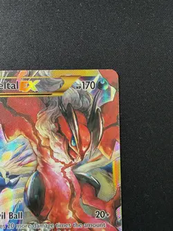 Pokemon TCG Yveltal EX XY150a Alternate Art Gold Premium 2017 XY Promo NM/EX - Image 3