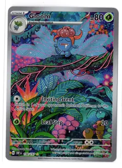 2023 Pokemon SV Obsidian Flames Gloom Illustration Rare #198/197 - Image 1