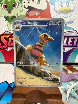 Krokorok 136/086 Illustration Rare - Black Bolt - Pokemon TCG - SHIPS FAST - Image 1