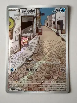 POKEMON TCG SLOWPOKE SVI 204/198 SCARLET & VIOLET ENGLISH NM - Image 1