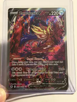 Zamazenta V Full Art GG54/GG70 Crown Zenith Galarian Gallery Pokemon 2023 - Image 1