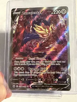 Zamazenta V Full Art GG54/GG70 Crown Zenith Galarian Gallery Pokemon 2023 - Image 2