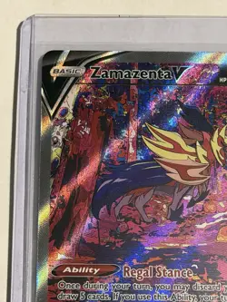 Zamazenta V Full Art GG54/GG70 Crown Zenith Galarian Gallery Pokemon 2023 - Image 4