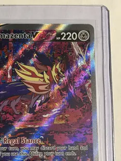 Zamazenta V Full Art GG54/GG70 Crown Zenith Galarian Gallery Pokemon 2023 - Image 5