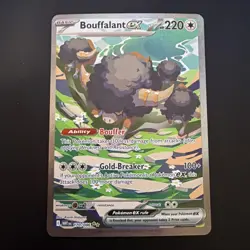 Bouffalant ex 170/086 Pokemon TCG SV: White Flare Special Illustration Rare NM - Image 1