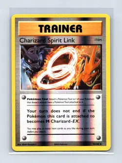 Charizard Spirit Link 75/108 Uncommon Evolutions Pokemon Reverse Holo LP - Image 1