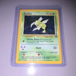 Wizards Pokemon TCG Base Set/Jungle Holo Lot (3) Poliwrath Scyther Lapras - Image 4