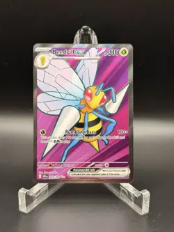 2026 Pokemon Me04: Chaos Rising Holo - Beedrill ex 098 - NM - Image 1