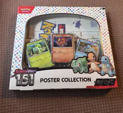 Pokemon TCG Scarlet & Violet - 151 Poster Collection Box - Factory Sealed - Image 1