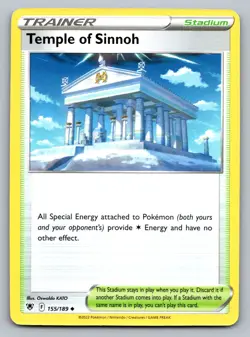 Pokemon TCG SWSH10: Astral Radiance Temple of Sinnoh 155/189 - Image 1
