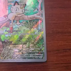 Pokemon Meowth 106/094 – Phantasmal Flames – TCG - MINT - Protected On Day 1 - Image 5
