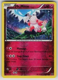 Mr. Mime 91/146 UC XY Reverse Holo MP Pokemon - Image 1