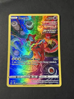 Pokemon TCG Deoxys GG12/GG70 Crown Zenith: Galarian Gallery Ultra Rare Holo - Image 1
