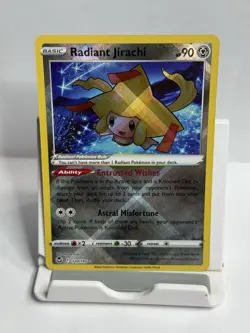 Pokemon TCG Radiant Jirachi SWSH: Silver Tempest 120/195 Holo Radiant Rare - Image 1