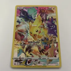 Pokemon TCG Pikachu Secret Rare Full Art Holo 70 HP Crown Zenith 160/159 - Image 1