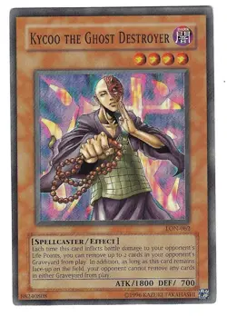YUGIOH - KYCOO THE GHOST DESTROYER - LABYRINTH OF NIGHTMARE - SUPER RARE LON-062 - Image 1