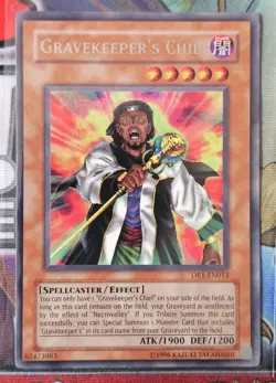 Yu-Gi-Oh! TCG Gravekeeper's Chief DR1-EN013 Rare - Image 1