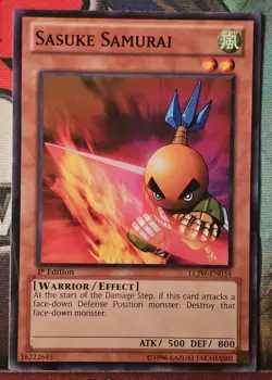 Yu-Gi-Oh! TCG Sasuke Samurai LCJW-EN034 1st Edition Common - Image 1