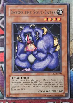 Yu-Gi-Oh! TCG Bazoo the Soul-Eater DB2-EN003 Rare - Image 1