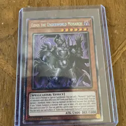 Yugioh Eidos the Underworld Monarch DUAD-EN017 Starlight Rare 1st Edition NM - Image 1