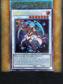 Yugioh Fortune Lady Every RIRA-EN038 Secret Rare 1st Ed NM - Image 1